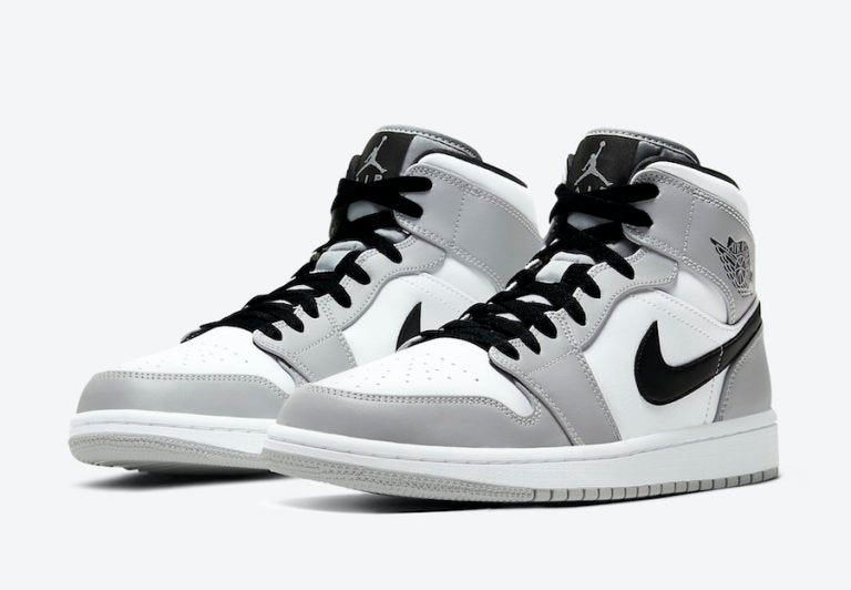 Air Jordan 1 Mid Light Smoke Grey
